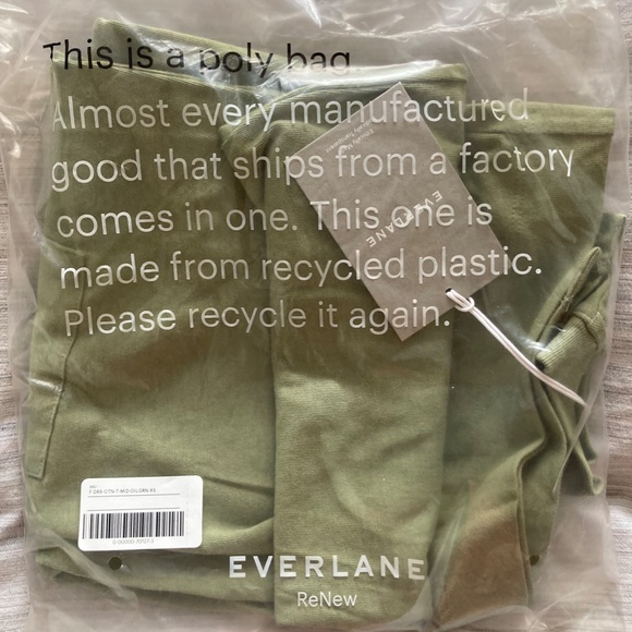 NWOT Everlane The Long Weekend Tank Dress in Artichoke Green XS - Picture 9 of 14